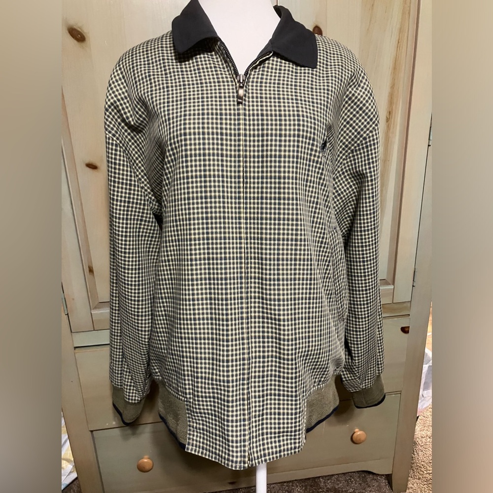 Vintage TRADY Men’s collection Zip Up Jacket Size XL